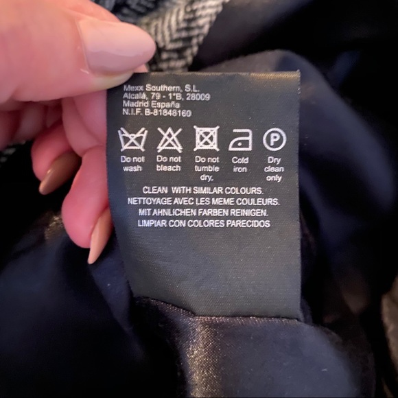 MEXX Tweed Wool Trench Coat - Picture 10 of 10